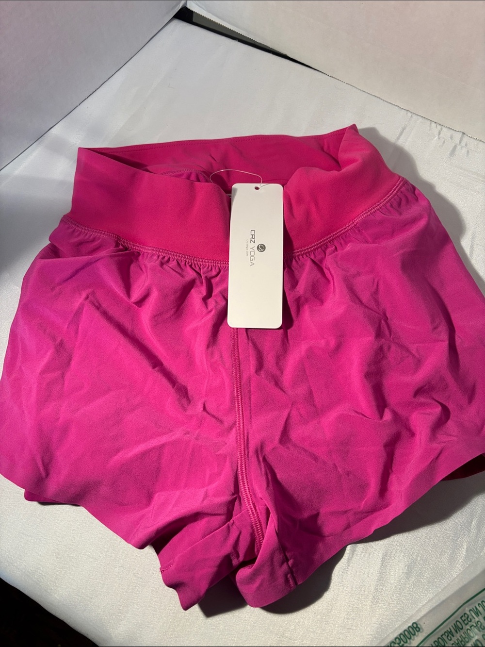 CRZ YOGA Hot Pink Women's Athletic Shorts